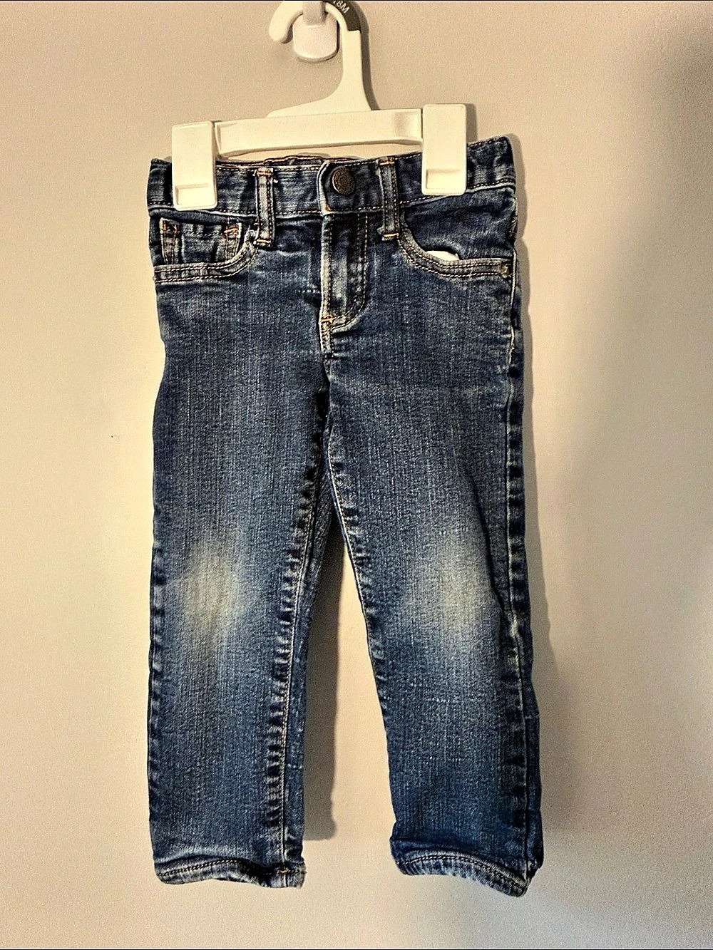 Gap boys flannel lined 3T Blue Jeans